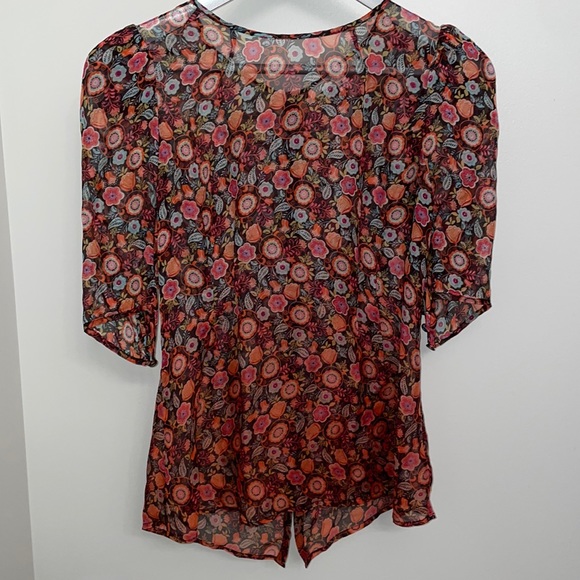 100% Silk Walter Ombré fall floral 😍🍁🌻 - Picture 2 of 11